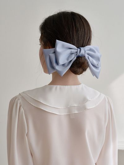 Jean Paul Clarisse Big Pastel Color Ribbon Hairpin