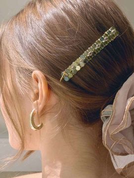 Jean Paul Clarisse Chloe Glass Bead Automatic Pin