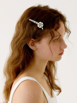 Jean Paul Clarisse Crystal Flower Pin