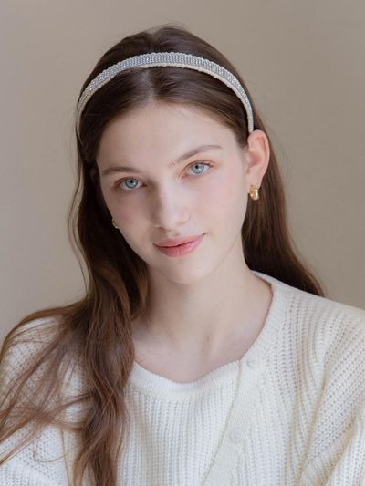 Jean Paul Clarisse Crystal Lace Delicate Headband (JP-22-147HB)