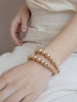 Jean Paul Clarisse Echelle Metal Ball Banding Bracelet JB-22-051B