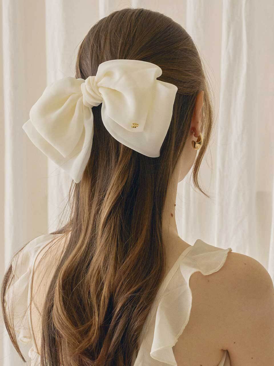 Jean Paul Clarisse Feminine Chiffon Ribbon Automatic Pin