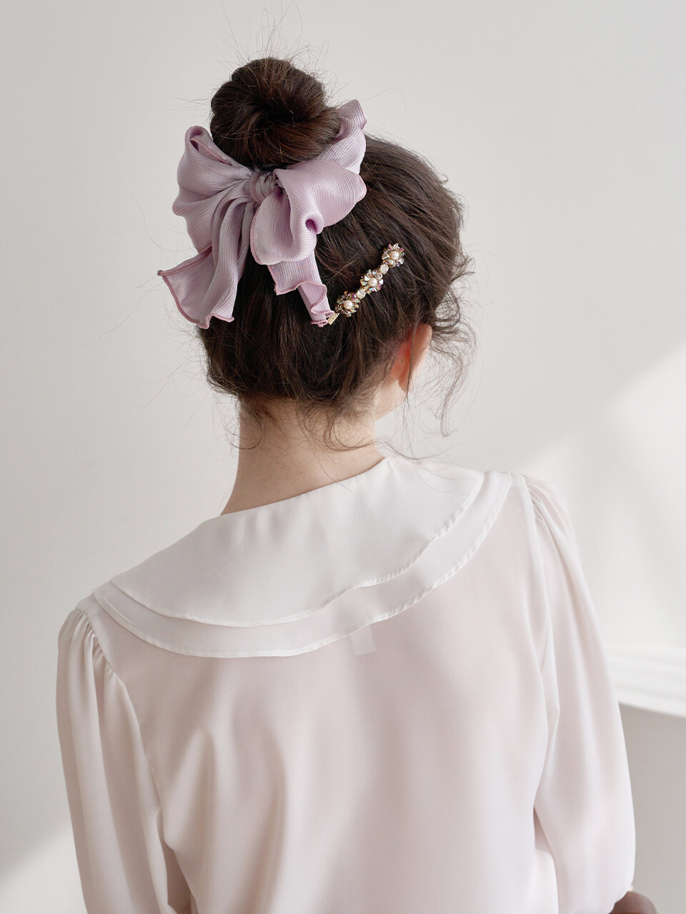 Jean Paul Clarisse Florence Ribbon Scrunchie