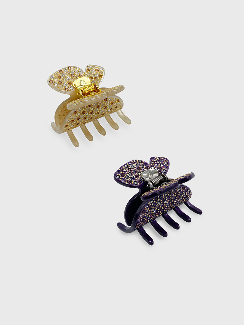 Jean Paul Clarisse Full Crystal Butterfly Hair Clip