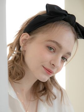 Jean Paul Clarisse Natural Ribbon Headband