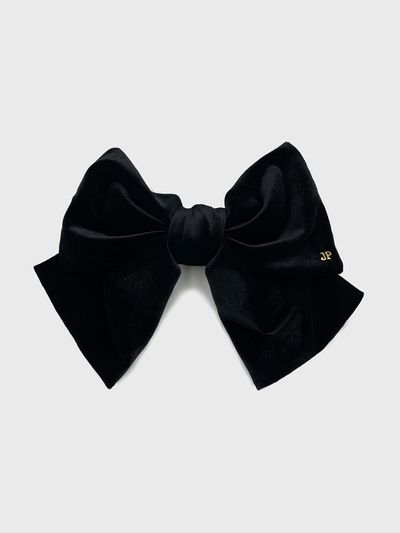 Jean Paul Clarisse Natural Velvet Ribbon Hairpin
