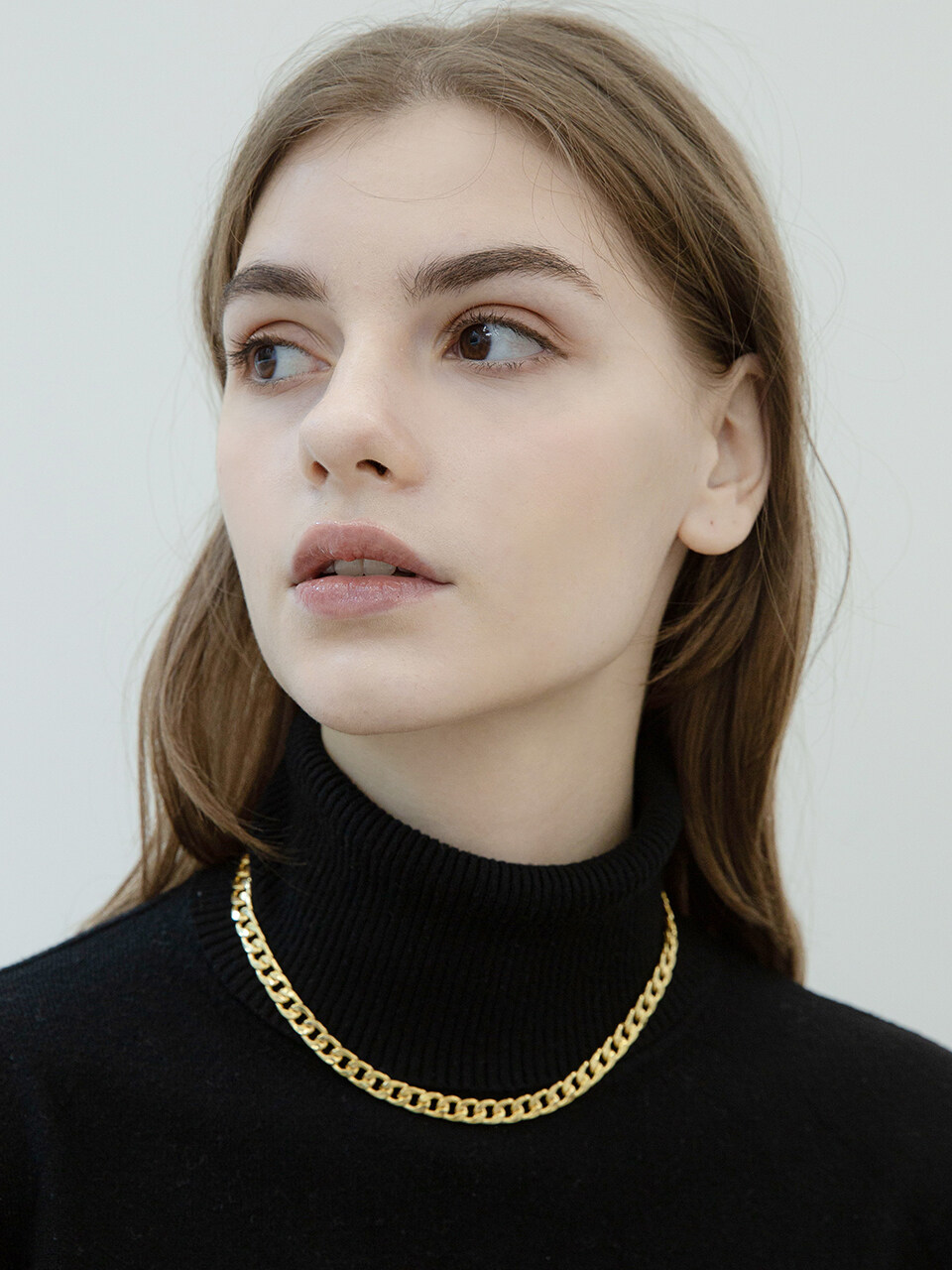 Jean Paul Clarisse Sky Cut Chain Necklace 025N