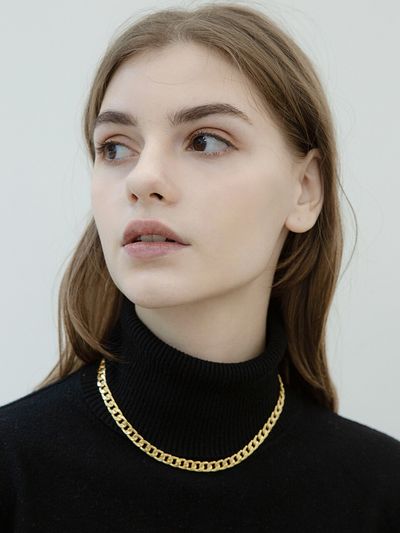 Jean Paul Clarisse Sky Cut Chain Necklace 025N