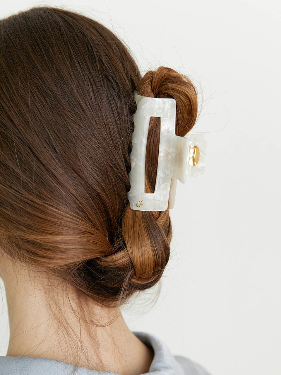 Jean Paul Clarisse Square Hair Clip (L)