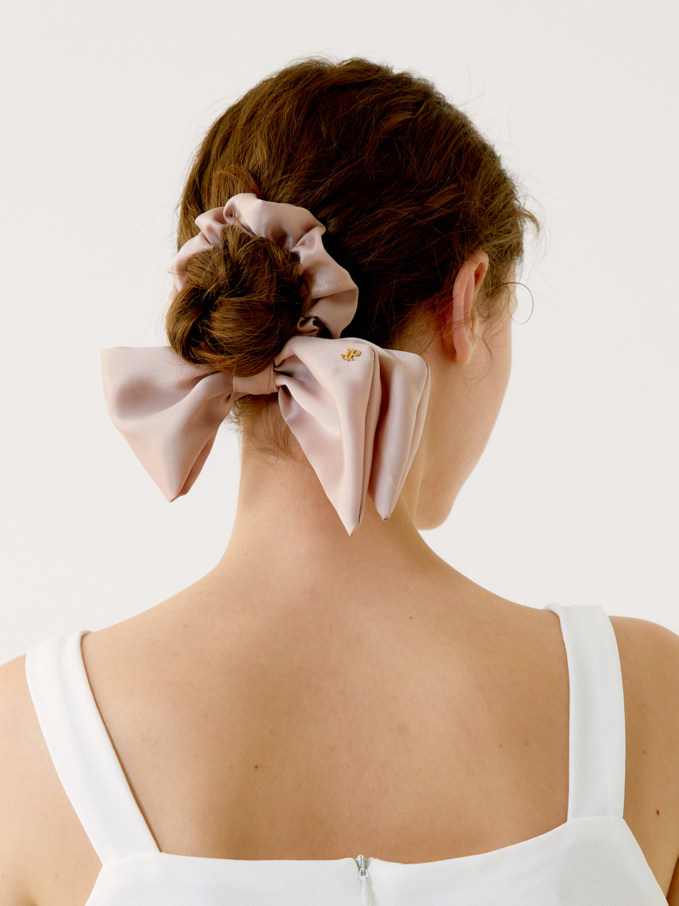 Jean Paul Clarisse Unbalanced Ribbon Scrunchie