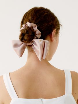 Jean Paul Clarisse Unbalanced Ribbon Scrunchie