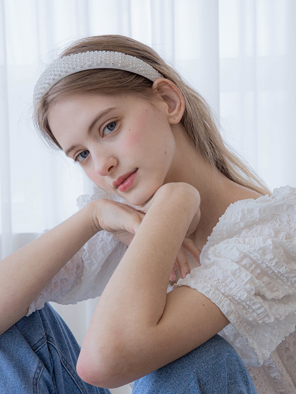 Jean Paul Clarisse Volume Crystal Hairband LFHB0733