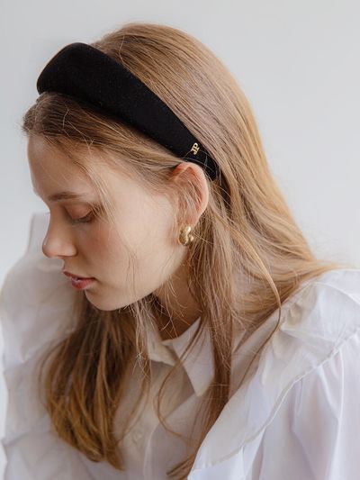 Jean Paul Clarisse Wide Velvet Hairband
