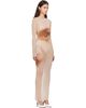 Jean Paul Gaultier Jean Paul Gaultier Beige 'The Face Long' Maxi Dress - 2
