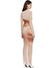Jean Paul Gaultier Jean Paul Gaultier Beige 'The Face Long' Maxi Dress - 3