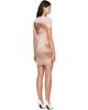 Jean Paul Gaultier Jean Paul Gaultier Beige 'The Face Short' Minidress - 3