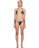 Jean Paul Gaultier Jean Paul Gaultier Black & Gray 'The Smoking Women' Bikini - 1