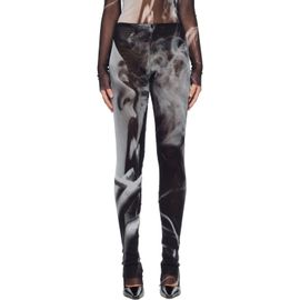 Jean Paul Gaultier Jean Paul Gaultier Black & Gray 'The Smoking Women' Leggings