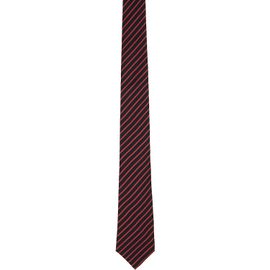 Jean Paul Gaultier Jean Paul Gaultier Black & Red Striped TIe