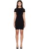 Jean Paul Gaultier Jean Paul Gaultier Black ' The JPG Logo Baby Tee' Minidress - 1
