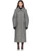 Jean Paul Gaultier Jean Paul Gaultier Black & White ' The Pleated' Coat - 1