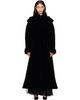 Jean Paul Gaultier Jean Paul Gaultier Black Nylon Flock Long Trench Coat - 1