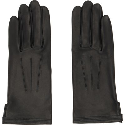 Jean Paul Gaultier Jean Paul Gaultier Black Short Leather Gloves