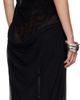 Jean Paul Gaultier Jean Paul Gaultier Black Sleeveless Flock Maxi Dress - 3