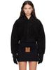 Jean Paul Gaultier Jean Paul Gaultier Black Suede Leather Bomber Jacket - 1
