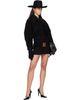 Jean Paul Gaultier Jean Paul Gaultier Black Suede Leather Bomber Jacket - 4