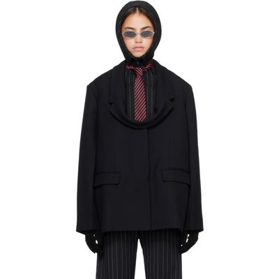 Jean Paul Gaultier Jean Paul Gaultier Black 'The Boxy' Blazer
