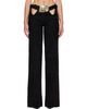 Jean Paul Gaultier Jean Paul Gaultier Black 'The Curved Suede' Trousers - 1