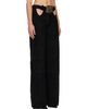 Jean Paul Gaultier Jean Paul Gaultier Black 'The Curved Suede' Trousers - 2