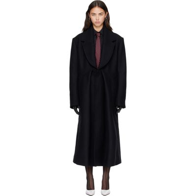 Jean Paul Gaultier Jean Paul Gaultier Black 'The Cyrille' Coat