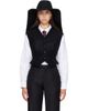 Jean Paul Gaultier Jean Paul Gaultier Black 'The Hat' Vest - 1