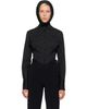 Jean Paul Gaultier Jean Paul Gaultier Black 'The Hooded Striped' Shirt - 1