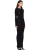 Jean Paul Gaultier Jean Paul Gaultier Black 'The JPG Logo Long' Maxi Dress - 2
