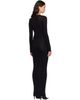 Jean Paul Gaultier Jean Paul Gaultier Black 'The JPG Logo Long' Maxi Dress - 3
