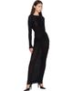 Jean Paul Gaultier Jean Paul Gaultier Black 'The JPG Logo Long' Maxi Dress - 4