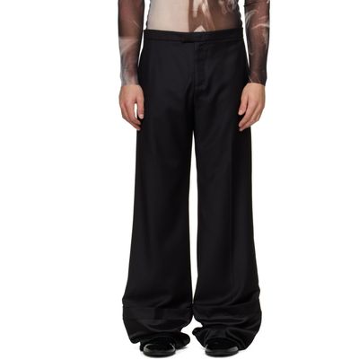 Jean Paul Gaultier Jean Paul Gaultier Black 'The Satin Tailored' Trousers