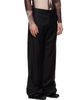 Jean Paul Gaultier Jean Paul Gaultier Black 'The Satin Tailored' Trousers - 2
