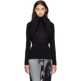 Jean Paul Gaultier Jean Paul Gaultier Black 'The Sculpted' Turtleneck