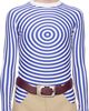 Jean Paul Gaultier Jean Paul Gaultier Blue & White 'The Blue Target' T-shirt - 1