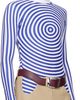 Jean Paul Gaultier Jean Paul Gaultier Blue & White 'The Blue Target' T-shirt - 2