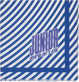 Jean Paul Gaultier Jean Paul Gaultier Blue & White 'The Target' Cover-Up Scarf