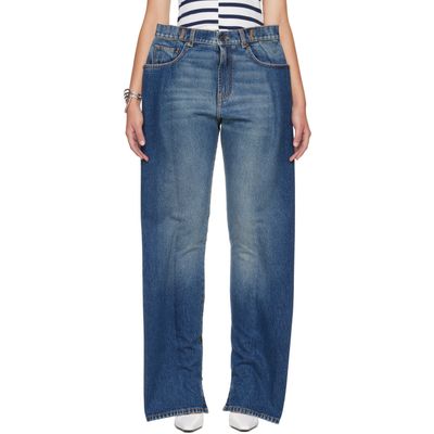 Jean Paul Gaultier Jean Paul Gaultier Blue Denim Panel Jeans