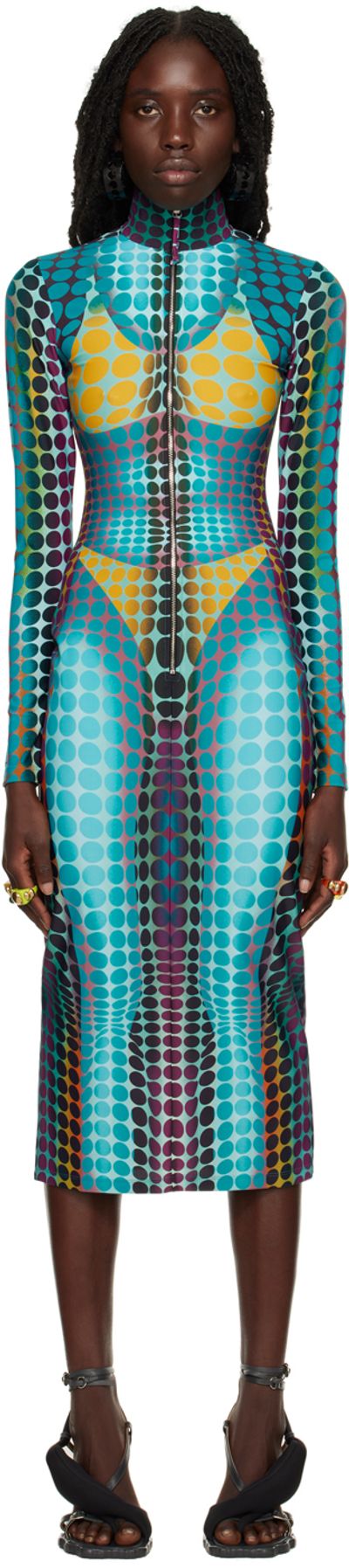 blue jean paul gaultier dress Jean Paul Gaultier 'Air' Dress