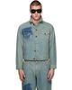 Jean Paul Gaultier Jean Paul Gaultier Blue 'The Face' Denim Jacket - 1