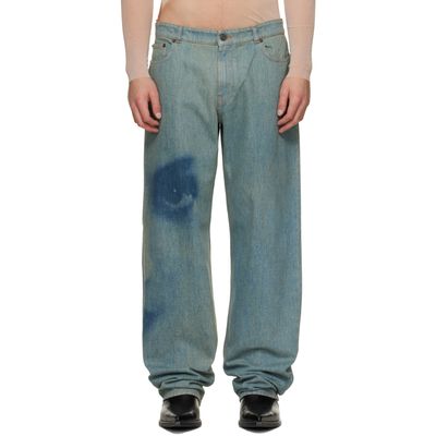 Jean Paul Gaultier Jean Paul Gaultier Blue 'The Face Denim' Jeans