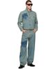 Jean Paul Gaultier Jean Paul Gaultier Blue 'The Face Denim' Jeans - 4